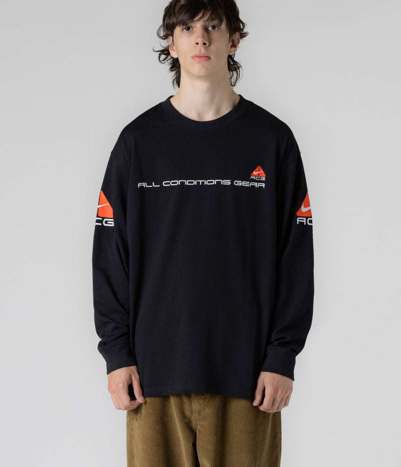 Nike ACG Lungs Long Sleeve T-Shirt in Black