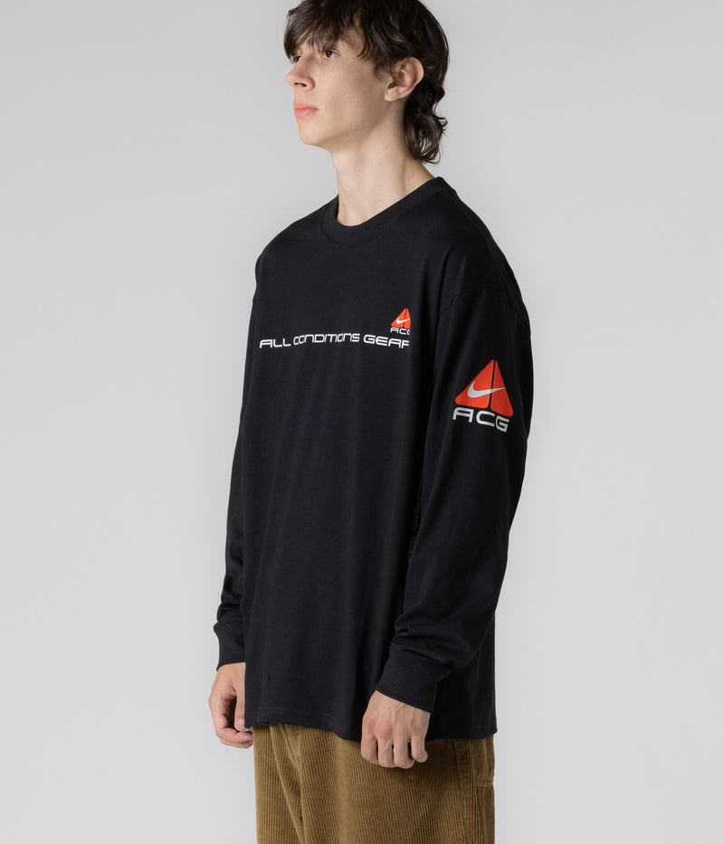 Nike ACG Lungs Long Sleeve T-Shirt in Black