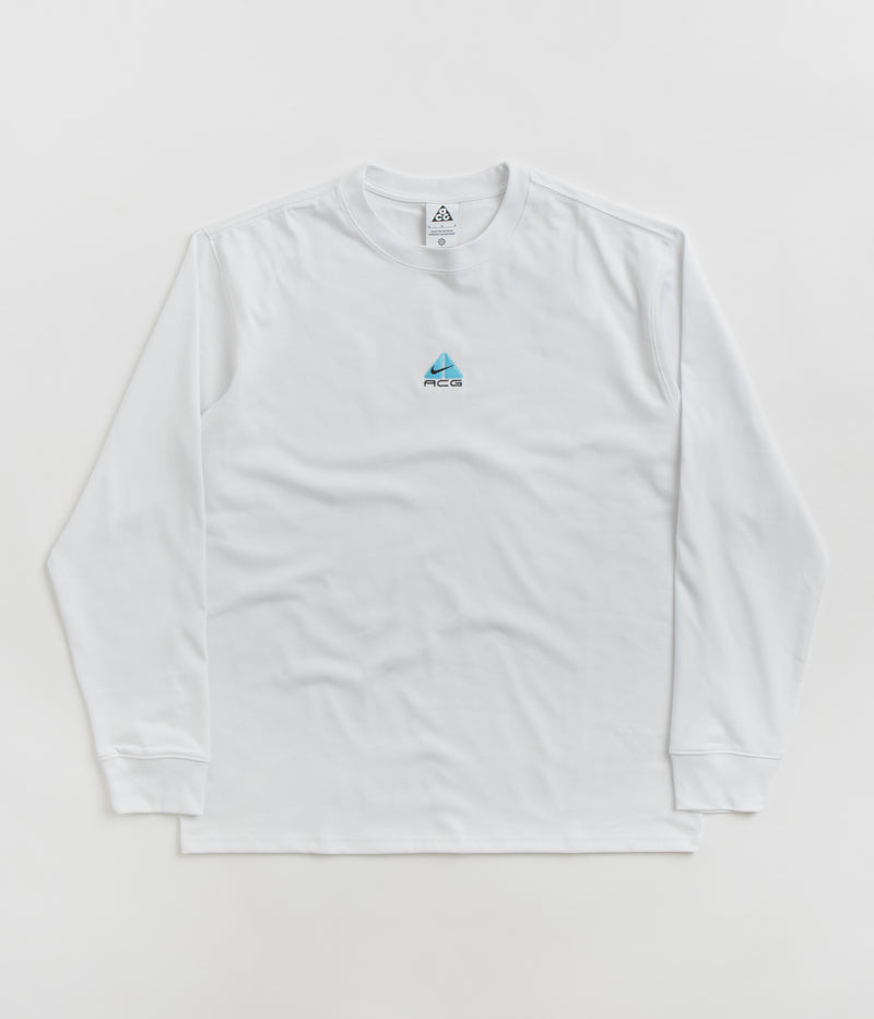 Nike ACG Lungs Long Sleeve T-Shirt in Summit White and Black
