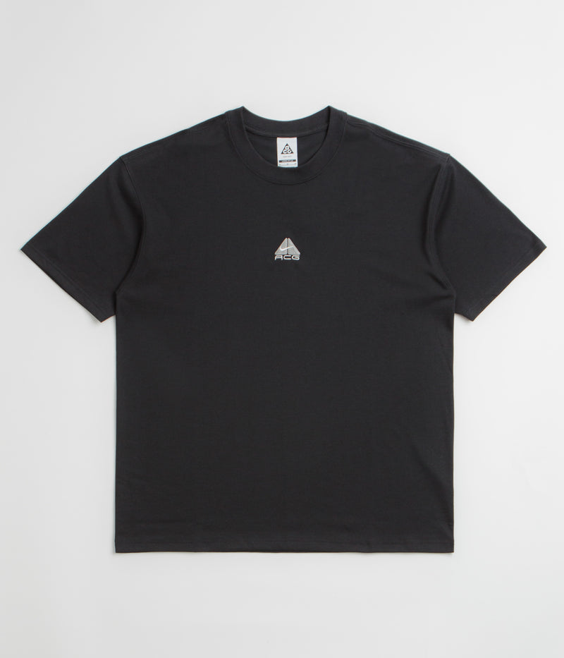 Nike ACG Lungs T-Shirt in Black and Light Smoke Grey / Summit White