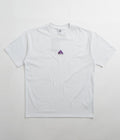 Nike ACG Lungs T-Shirt in Summit White and Purple Cosmos