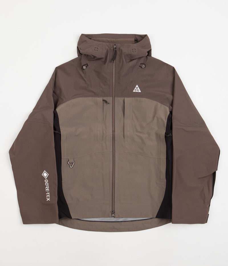 Nike ACG Misery Ridge Jacket in Ironstone and Olive Grey / Black / Summit White