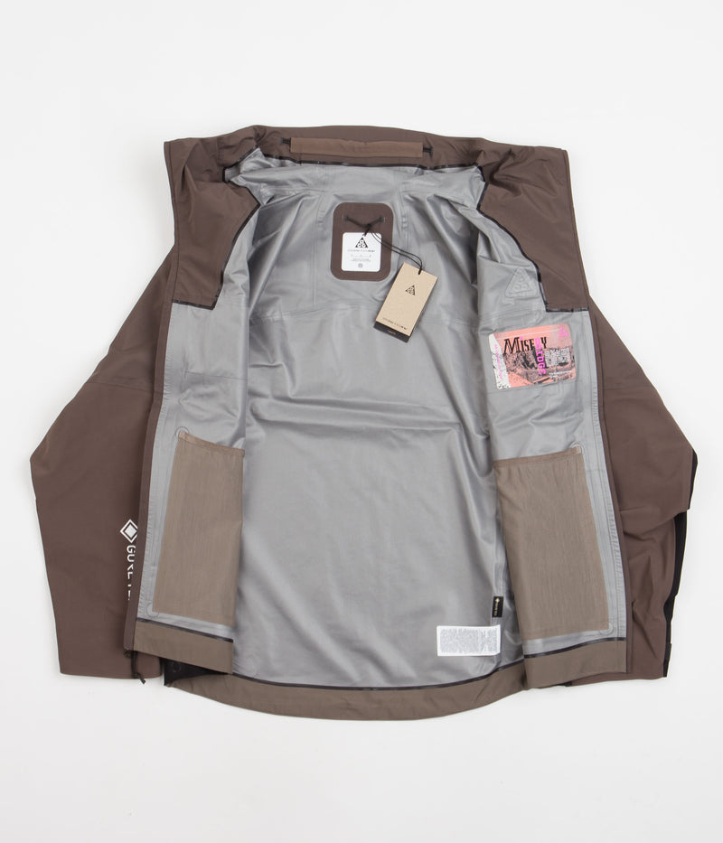 Nike ACG Misery Ridge Jacket in Ironstone and Olive Grey / Black / Summit White