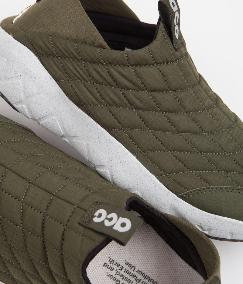 Nike ACG Moc 3.5 Shoes in Cargo Khaki and Summit White and Cargo Khaki