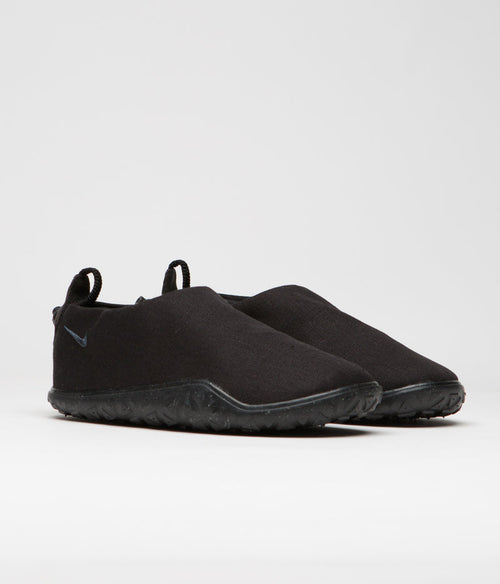 Nike ACG Moc Shoes in Black and Anthracite and Black - Black