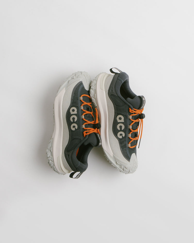 Nike ACG Mountain Fly 2 Low GTX Shoes in Dark Smoke Grey and Khaki and Light Orewood Brown