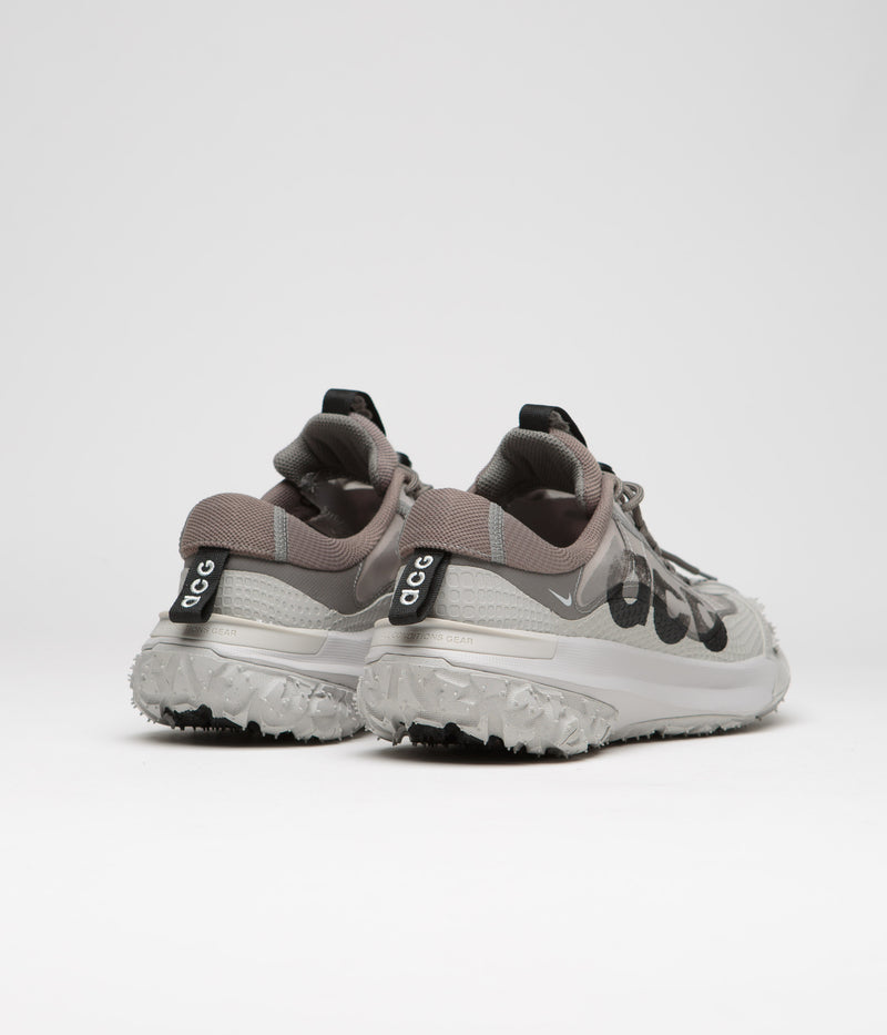 Nike ACG Mountain Fly 2 Low Shoes in Light Iron Ore and Black and Flat Pewter