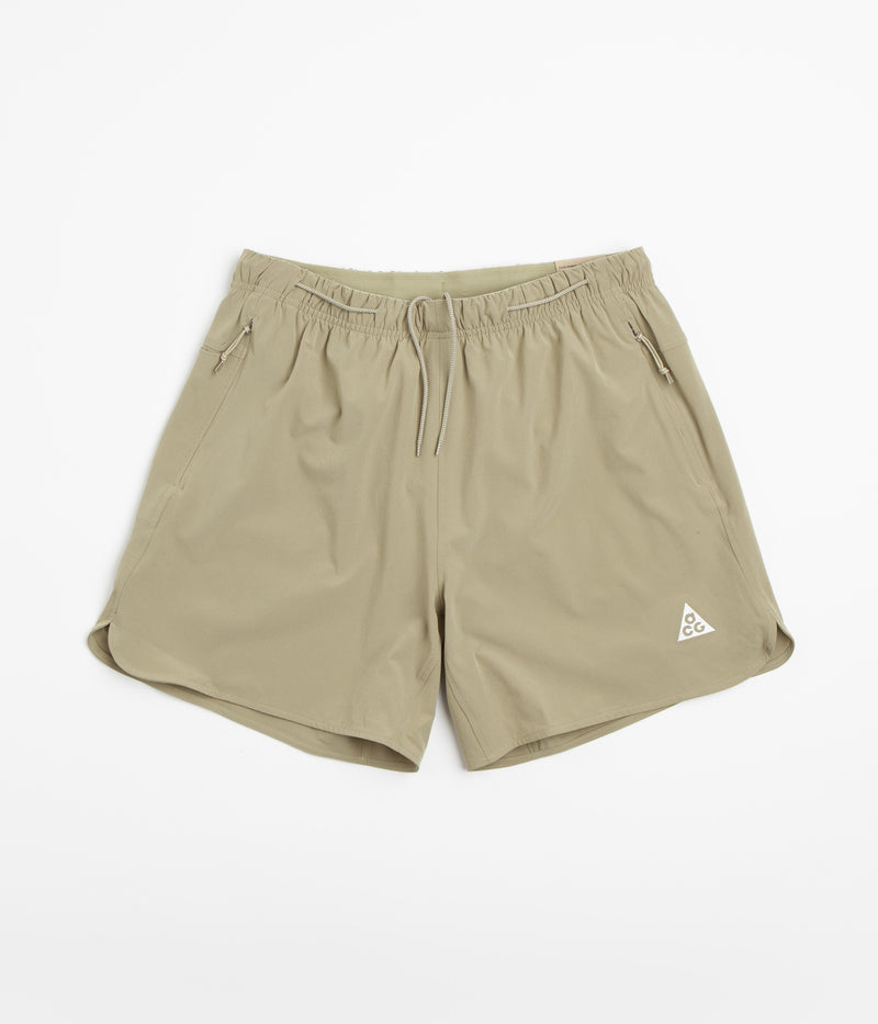 Nike ACG New Sands Shorts in Neutral Olive and Summit White
