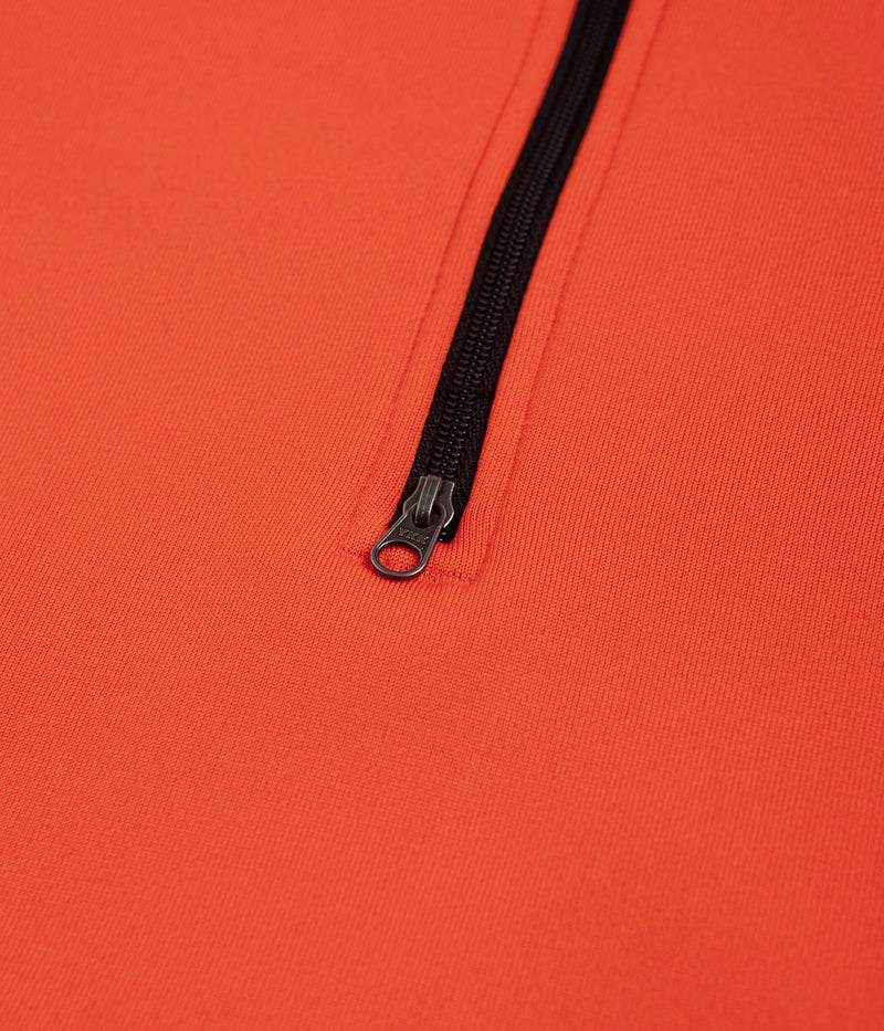 Nike ACG Oregon Series Polartec Zip Sweatshirt in Picante Red and Black / Wolf Grey