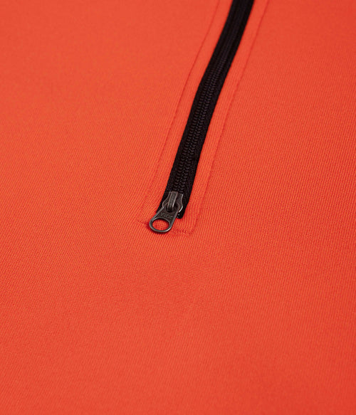 Nike ACG Oregon Series Polartec Zip Sweatshirt in Picante Red and Black / Wolf Grey