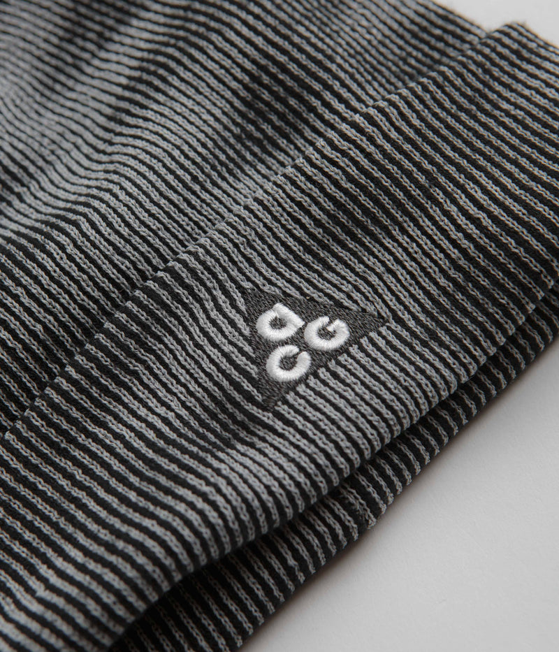 Nike ACG Peak Beanie in Black and White