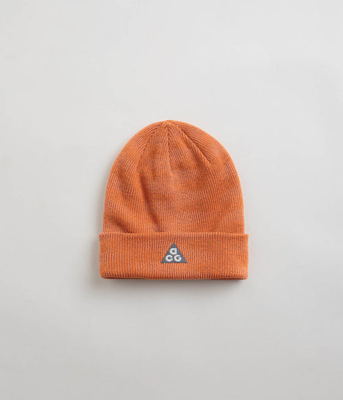 Nike ACG Peak Beanie in Campfire Orange and Total Orange