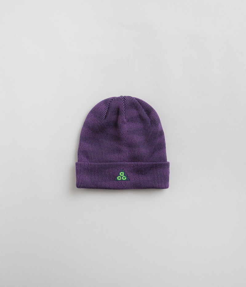 Nike ACG Peak Beanie in Purple Ink and Purple Cosmos