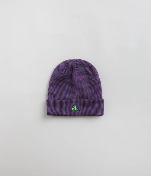 Nike ACG Peak Beanie in Purple Ink and Purple Cosmos