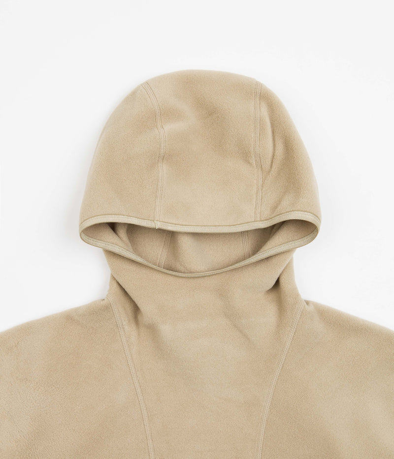 Nike ACG Polartec Wolf Tree Hoodie in Khaki and Limestone / Sanddrift