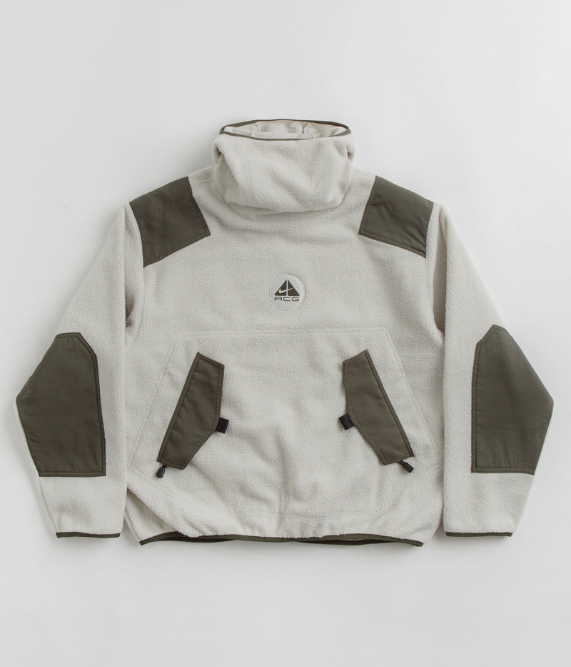 Nike ACG Retro Balaclava Hoodie in Light Bone and Cargo Khaki / Black / Cargo Khaki
