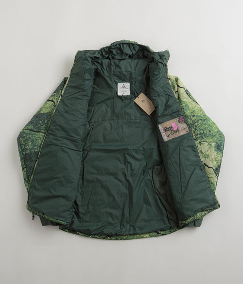 Nike ACG Rope de Dope Print Jacket in Vintage Green and Summit White