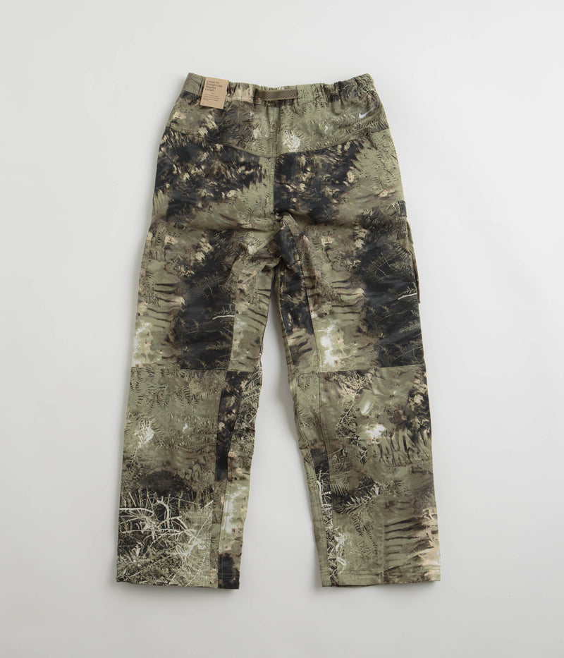 Nike ACG Smith Summit Cargo Pants in Oil Green and Medium Olive / Reflective Silv
