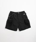 Nike ACG Snowgrass Cargo Shorts in Black and Anthracite / Summit White
