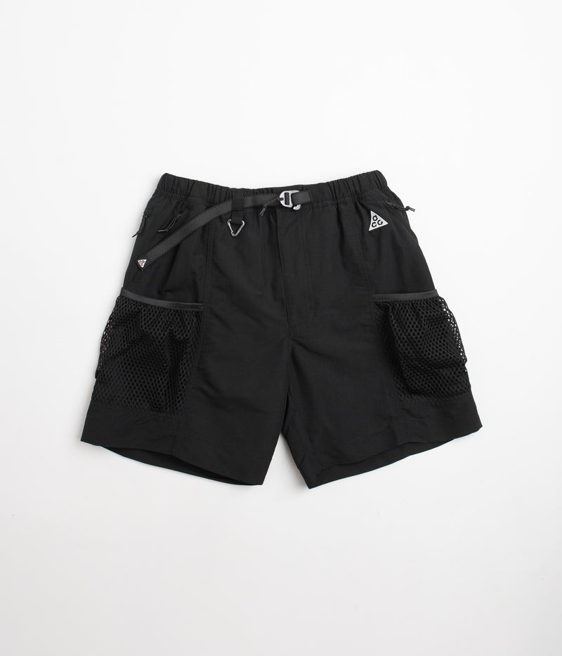 Nike ACG Snowgrass Cargo Shorts in Black and Anthracite / Summit White