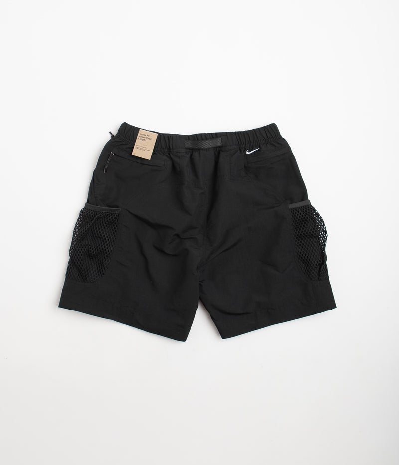 Nike ACG Snowgrass Cargo Shorts in Black and Anthracite / Summit White