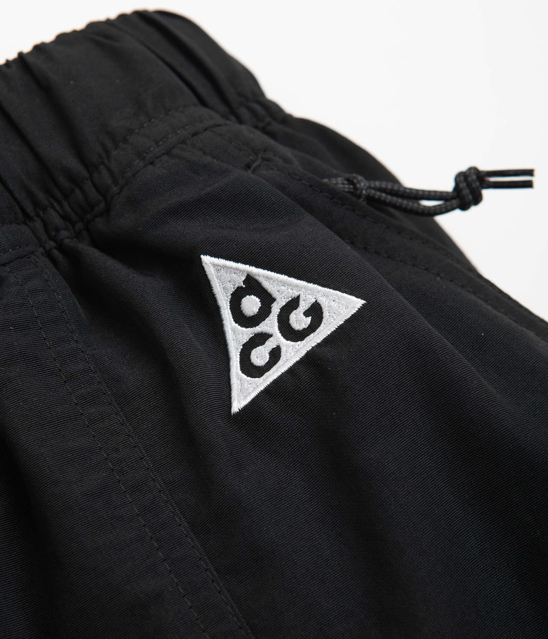 Nike ACG Snowgrass Cargo Shorts in Black and Anthracite / Summit White