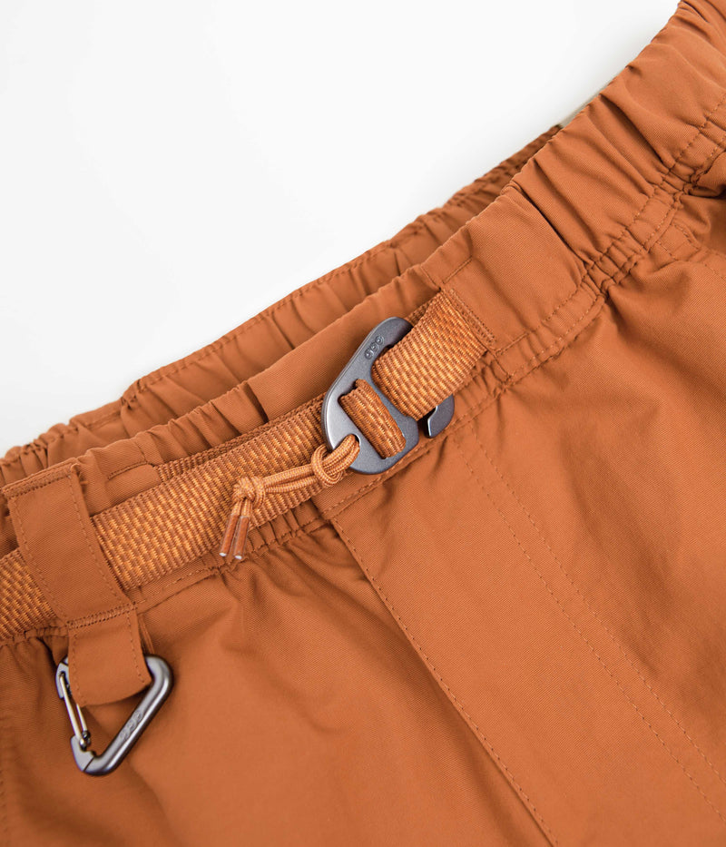 Nike ACG Snowgrass Cargo Shorts in Dark Russet and Monarch / Summit White