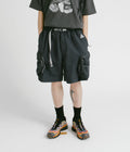 Nike ACG Snowgrass Cargo Shorts in Dark Smoke Grey and Summit White / Summit White