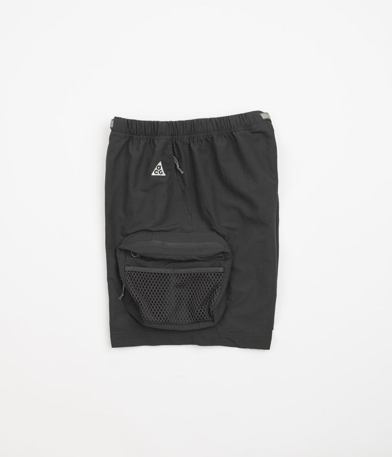 Nike ACG Snowgrass Cargo Shorts in Dark Smoke Grey and Summit White / Summit White