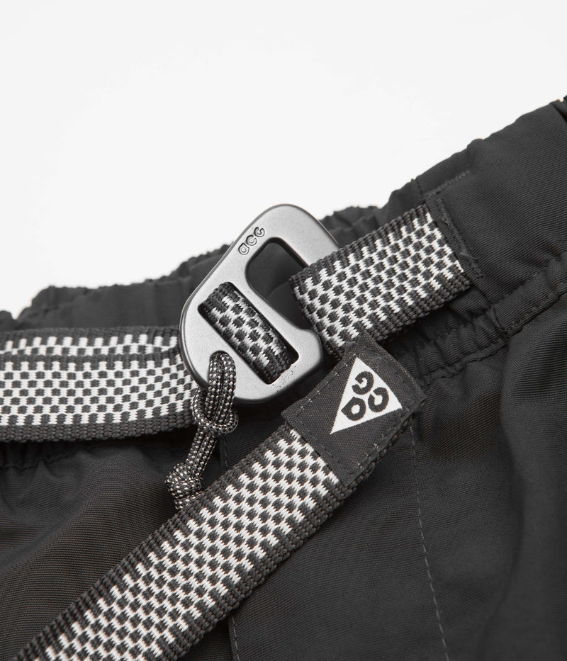 Nike ACG Snowgrass Cargo Shorts in Dark Smoke Grey and Summit White / Summit White