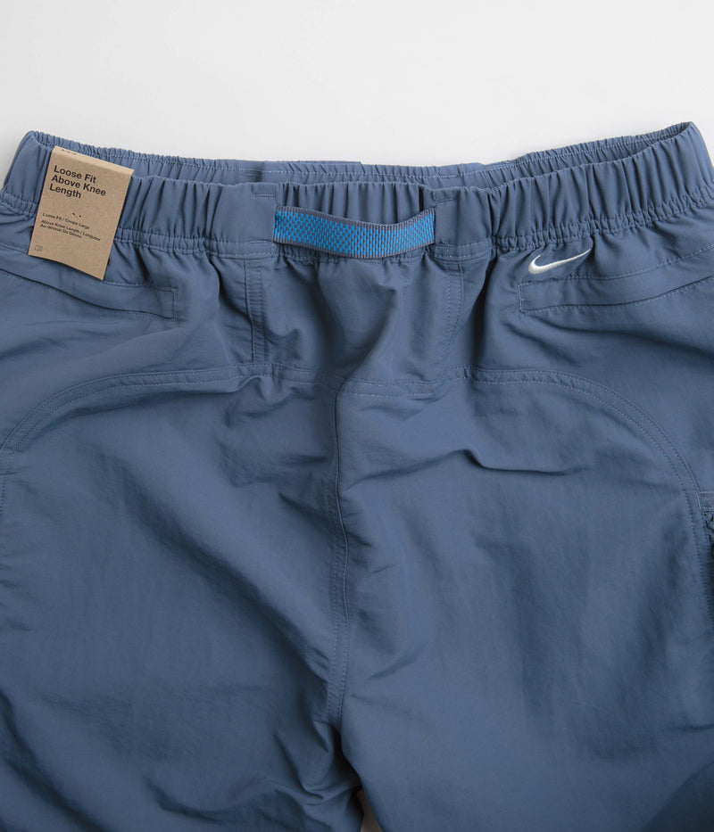 Nike ACG Snowgrass Cargo Shorts in Diffused Blue and Summit White