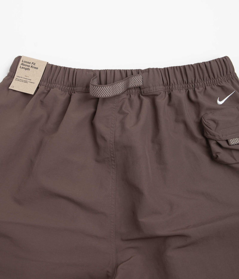 Nike ACG Snowgrass Cargo Shorts in Ironstone and Moon Fossil / Summit White