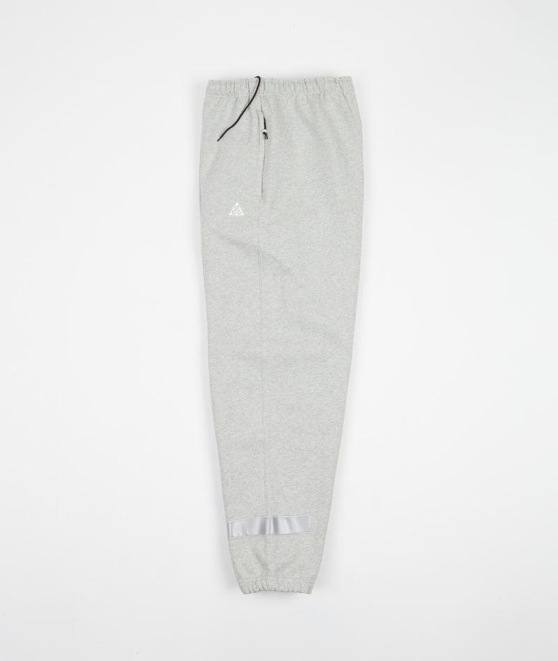Nike ACG Therma-FIT Airora Fleece Pants in Grey Heather and Black / Light Smoke Grey