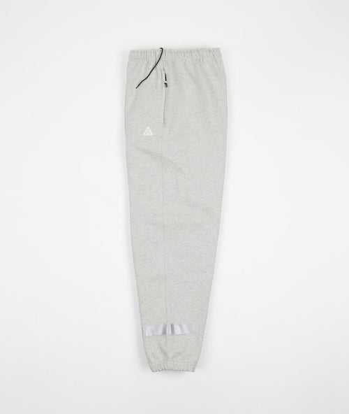 Nike ACG Therma-FIT Airora Fleece Pants in Grey Heather and Black / Light Smoke Grey