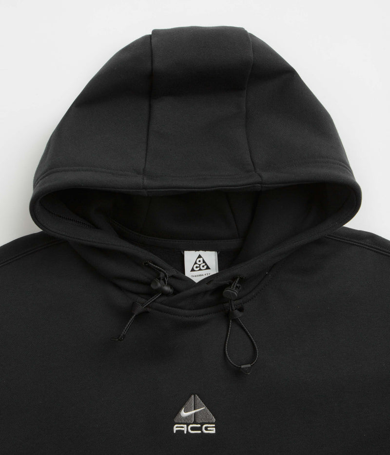 Nike ACG Therma-FIT Fleece Hoodie in Black and Anthracite / Summit White