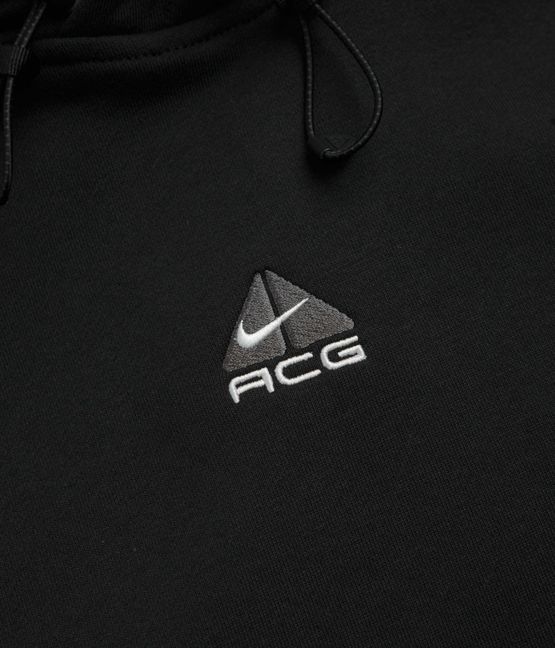 Nike ACG Therma-FIT Fleece Hoodie in Black and Anthracite / Summit White