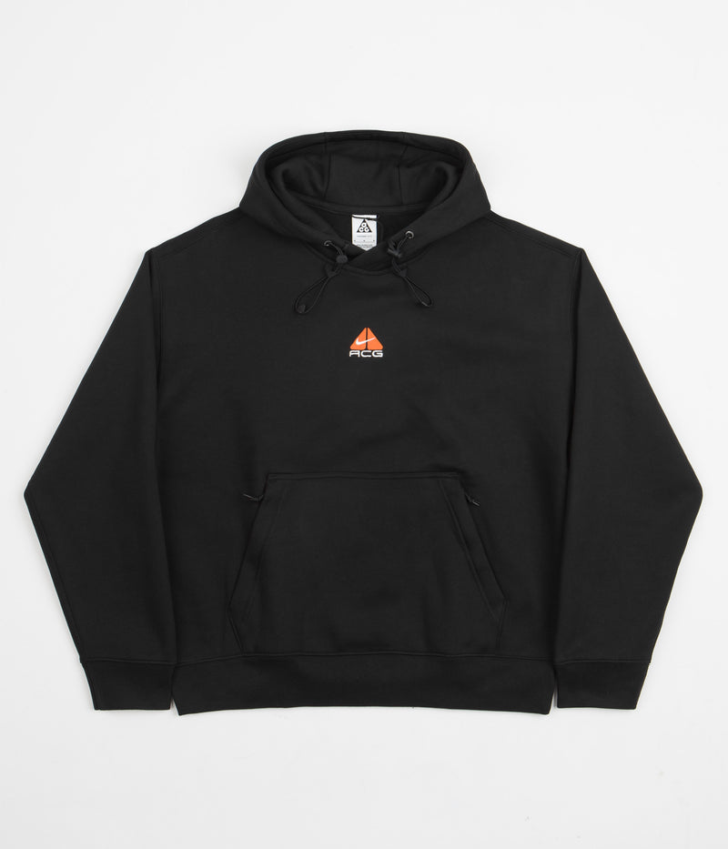 Nike ACG Therma-FIT Fleece Hoodie in Black and Dark Smoke Grey / Summit White