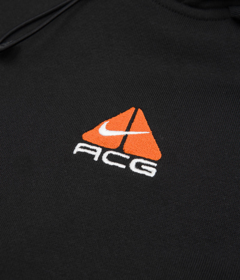 Nike ACG Therma-FIT Fleece Hoodie in Black and Dark Smoke Grey / Summit White