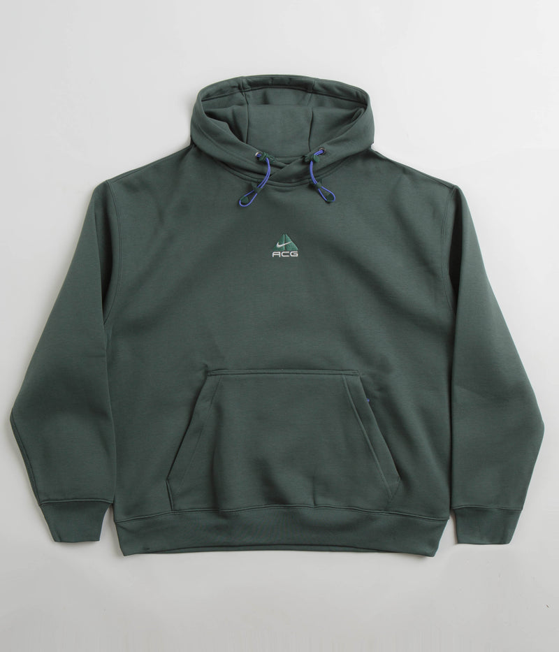 Nike ACG Therma-FIT Fleece Hoodie in Vintage Green and Summit White