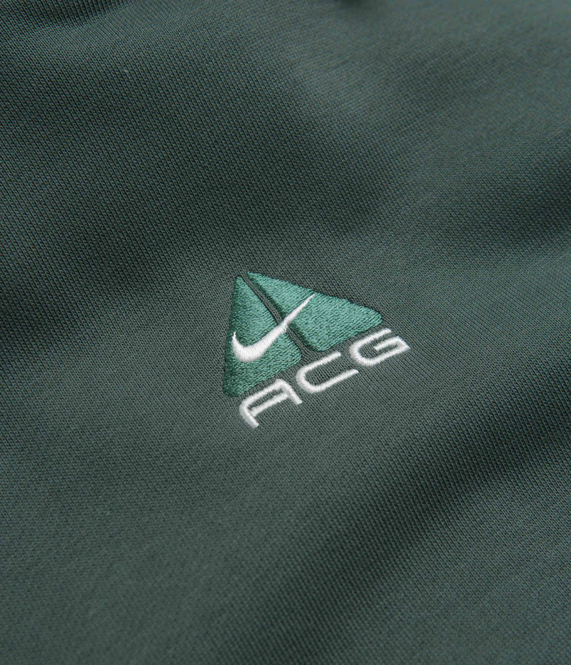 Nike ACG Therma-FIT Fleece Hoodie in Vintage Green and Summit White