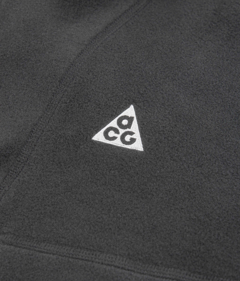 Nike ACG Therma-FIT Wolf Tree Hooded Fleece in Dark Smoke Grey and Off Noir / Summit White