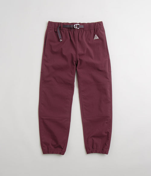 Nike ACG Trail Pants in Night Maroon and Deep Jungle / Summit White