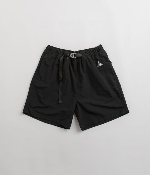 Nike ACG Trail Shorts in Black and Dark Smoke Grey / Summit White