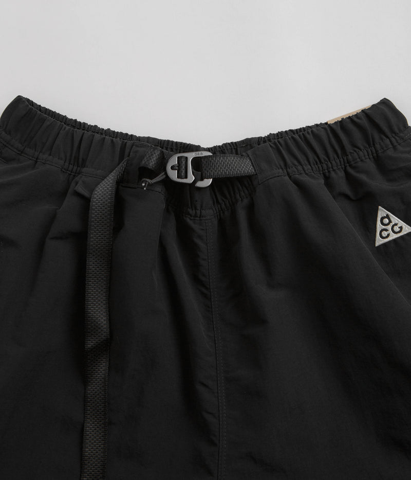 Nike ACG Trail Shorts in Black and Dark Smoke Grey / Summit White