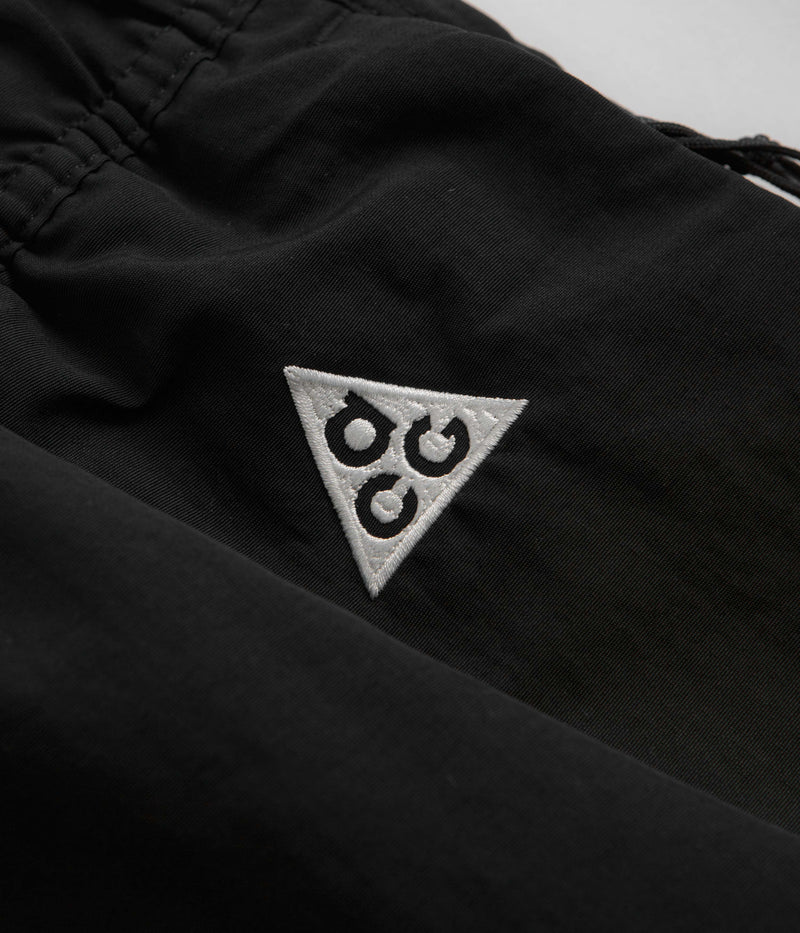 Nike ACG Trail Shorts in Black and Dark Smoke Grey / Summit White