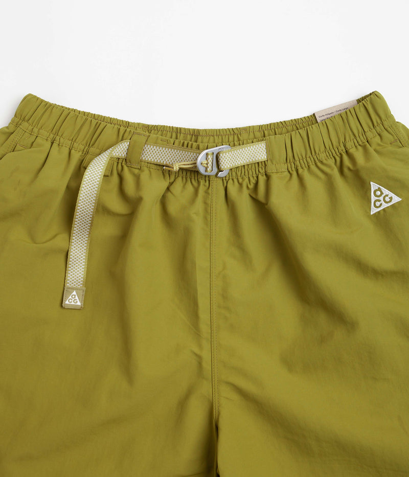 Nike ACG Trail Shorts in Moss and Light Orewood Brown / Summit White