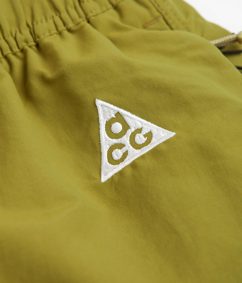 Nike ACG Trail Shorts in Moss and Light Orewood Brown / Summit White