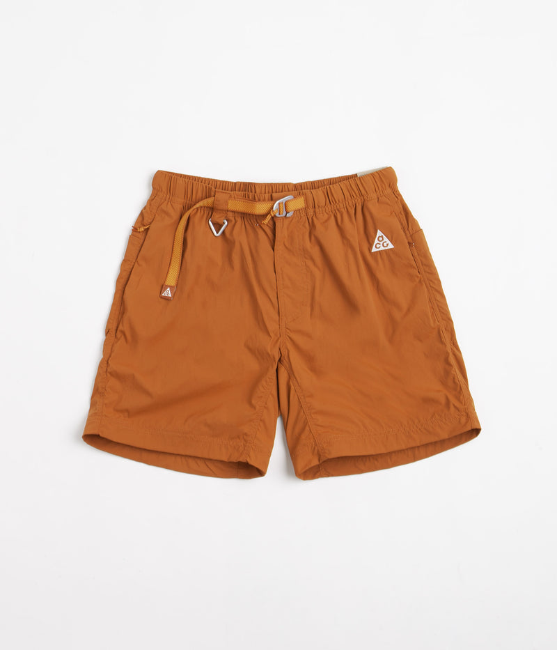 Nike ACG Trail Zip-Off Pants in Dark Russet and Monarch / Summit White