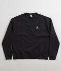 Nike ACG Tuff Fleece Crewneck Sweatshirt in Black and Black / Summit White