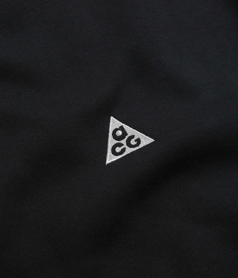 Nike ACG Tuff Fleece Crewneck Sweatshirt in Black and Black / Summit White